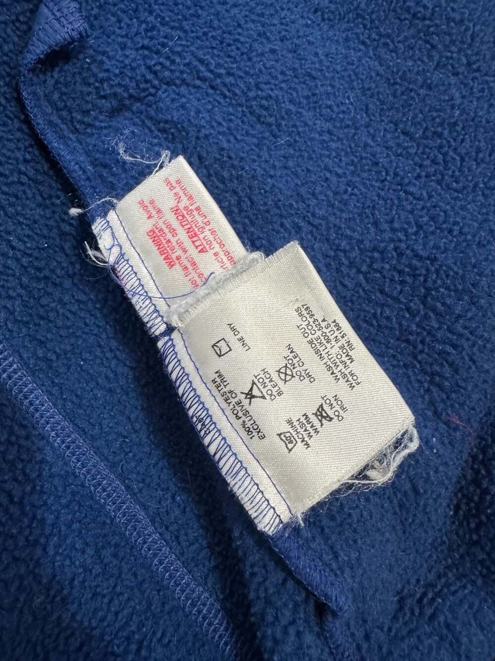 Vintage Patagonia Made in USA Synchilla Fleece Full Zip Jacket with Chest Pocket - Picture 5 of 12